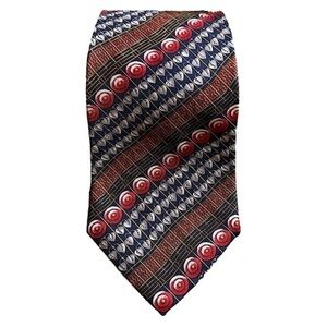 NEW Breaux Metropolitan Museum of Art Tie Navy Red Gold Multi Color Tie
